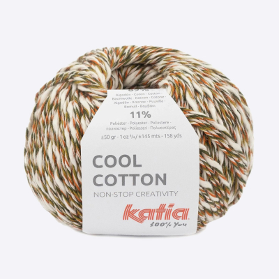 Пряжа Katia Cool Cotton (1321.84, Тыква с кардамоном)