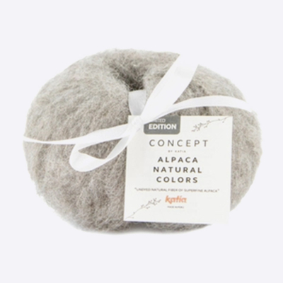 Пряжа Katia Alpaca Natural Colors (1310.5, Медиум Грей)