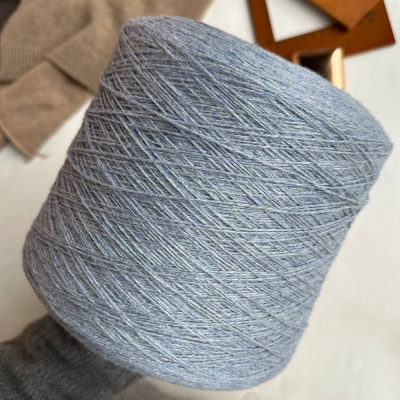 Бобина Baby Cashmere 2/11 Loro Piana (100% кашемир), 550 м. (337489 Azzuro Mel, Деним)