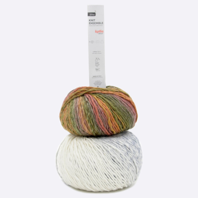 Пряжа Katia Knit Ensemble (1222.401, Джинсы в траве)