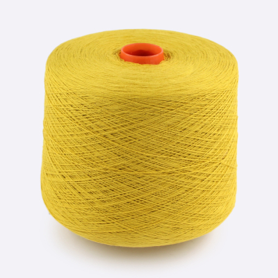 Бобина Zegna Baruffa COTONE UNITO 5/51, (100% хлопок), 1020 м. (290536, Шафран)