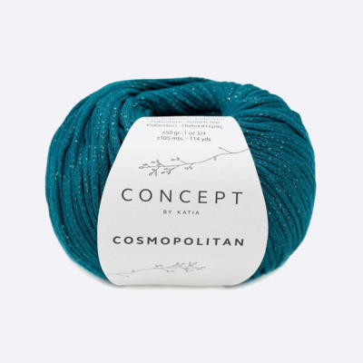 Пряжа Katia Cosmopolitan (1185.83, Петрольный закат)