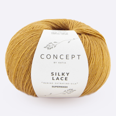 Пряжа Katia Silky Lace (183, Горчица)