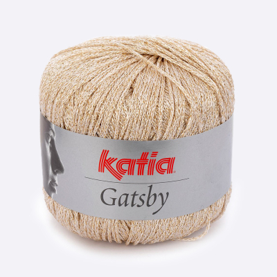 Пряжа Katia Gatsby (240.88504, Белое золото)