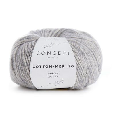 Пряжа Katia Cotton-Merino (106, Жемчужный)