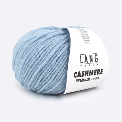 Пряжа Lang Cashmere Premium (78.0021, Голубой лед)
