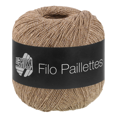 Пряжа Lana Grossa Filo Paillettes (17, Саванна)