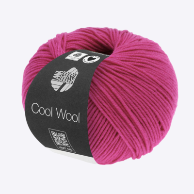 Пряжа Lana Grossa Cool Wool (04603, 537 Фуксия)