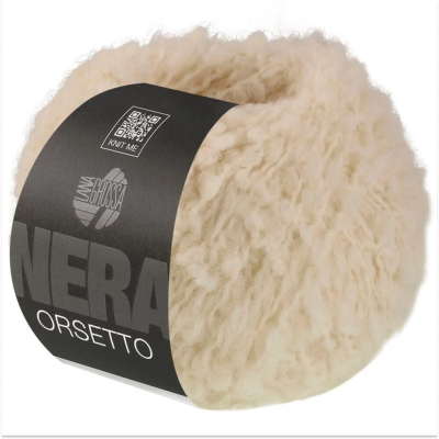 Пряжа Lana Grossa ORSETTO (67141, 016 Айвори)