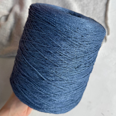 Бобина шнур LINO (100% лен), 320 м. (Jeans, Джинс)