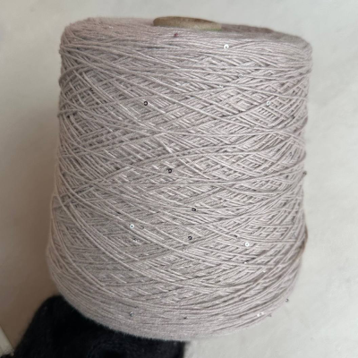 Бобина Cashmere Shine by Loro Piana (97% кашемир, 3% пайетки), 320 м. (64343, Нюд)