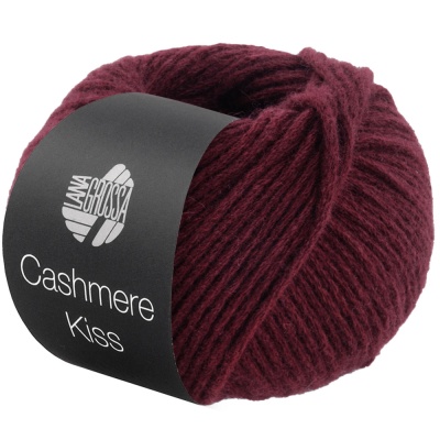 Пряжа Lana Grossa Cashmere Kiss (63615, 121 Бургундия)