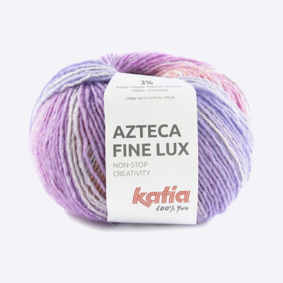 Пряжа Katia Azteca Fine Lux (1153.412, Фиалковый персик)