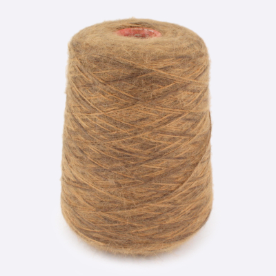 Бобина ангора Angora PRINT (70% ангора, 20% меринос, 10% ПА) 450 м. (1549, Горчичный принт)