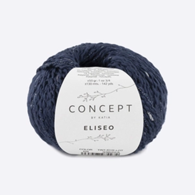 Пряжа Katia Eliseo (1235.69, Чернильный)
