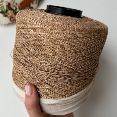 Бобина Jackpot (72% хлопок, 28% сияние), 240 м. (3025, Золотая роскошь)