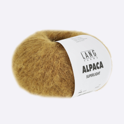 Пряжа Lang Yarns Alpaca Superlight (0050, Горчичное зерно)