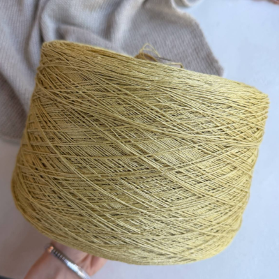 Бобина Servisi Seta ШЕЛКОВАЯ КОНОПЛЯ (100% конопля), 400 м (Солома, 400 м., 00039)