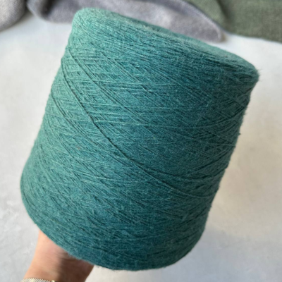 Бобина Dolce Cotone (100% вспушенный хлопок), 400 м (2897, Петролио)