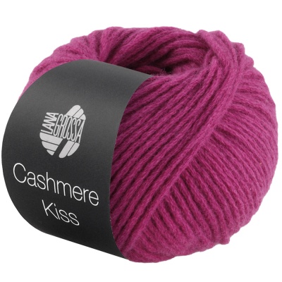 Пряжа Lana Grossa Cashmere Kiss (63614, 120 Фуксия)