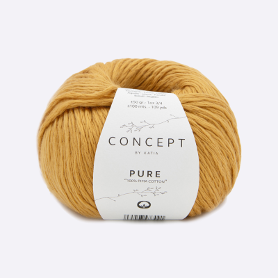 Пряжа Katia Pure (1236.74, Куркума)