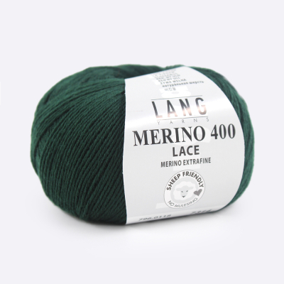 Пряжа Lang Yarns Merino 400 Lace (796.0118, Изумруд)