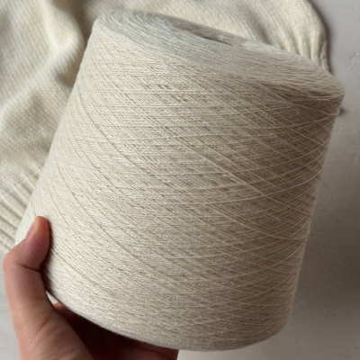 Бобина Кашемир, Loro Piana Cashmere 2/27 (100% Кашемир), 1350 м. (8001 Naturale, Овсяное масло)