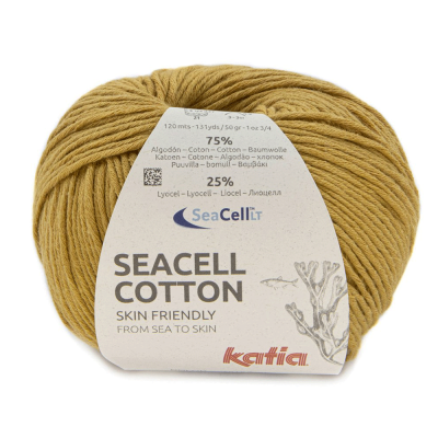 Пряжа Katia Seacell-Cotton (1178.119, Горчица)