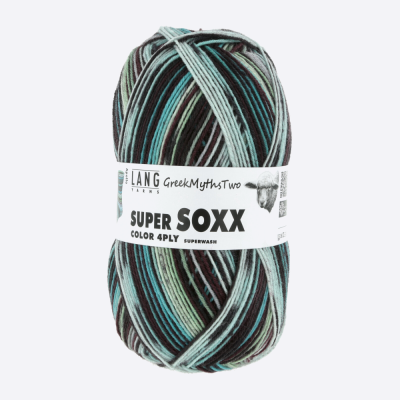 Пряжа Lang Yarns Super Soxx Color 4-Fach (901.0394, Мятный шоколад)