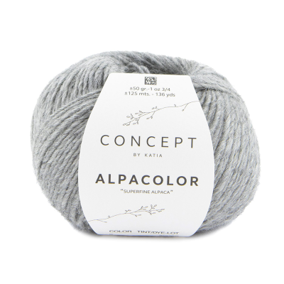 Пряжа Katia Alpacolor (1297.2, Серый)