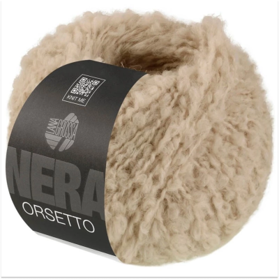 Пряжа Lana Grossa ORSETTO (67132, 007 Холодный беж)