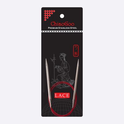 Спицы Chiaogoo круговые металлические Red Lace (7016-000, 1,5 мм, 40 см)