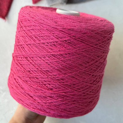 Бобина FiorelLino (70% хлопок, 30% лен), 420 м (1777 1763, Розовая пантера)