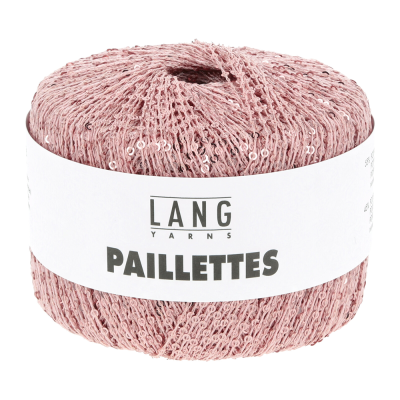 Пряжа Lang Paillettes (39.0009, Нежная пудра)