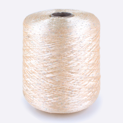 Бобина пайетки Sequin 800 м. (HMX 0112, Крем Серебро)