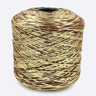 Бобина фольга Musse (78% меринос, 10% люрекс, 12% ПА), 270 м. (7528, Золотой терракот)