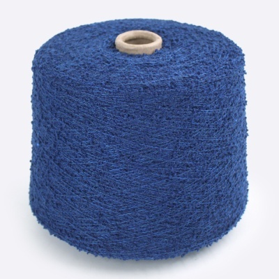 Бобина Fluffy Cashemere (78% кашемир, 18% шелк, 4% ПА), 400 м. (1708, Горечавка)