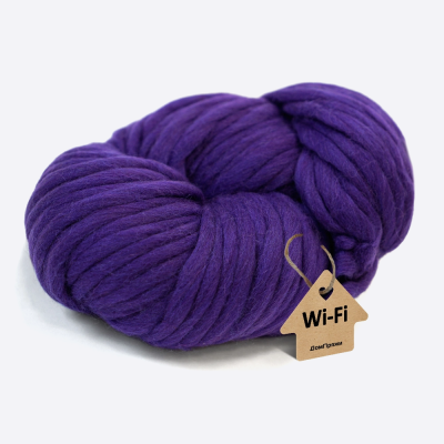 Пряжа крупная Wi-Fi (вай-фай) (Слива)