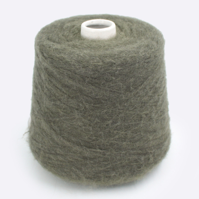Бобина Feel Nice (60% альпака, 10% меринос, 30% ПА), 1000 м. (5516, Милитари)