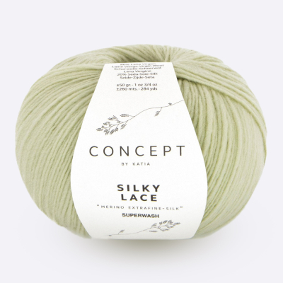 Пряжа Katia Silky Lace (188, Спелая олива)
