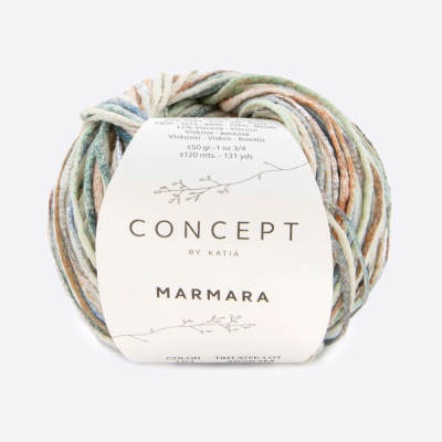 Пряжа Katia Marmara (1273.101, Апероль на пляже) Пряжа Katia Marmara (1273.101, Апероль на пляже)