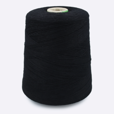 Бобина Academy NEW by Loro Piana (50% кашемир, 50% шелк), 1400 м. (D R022 Black, Черная ночь)