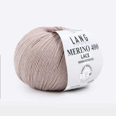 Пряжа Lang Yarns Merino 400 Lace (796.0096, Льняной беж)