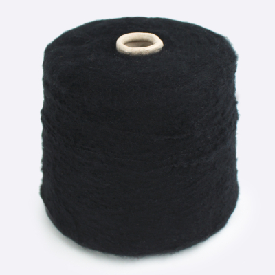 Бобина Exicute (57% меринос, 28% кашемир, 15% ПА), 450 м. (806, Крайне черный)