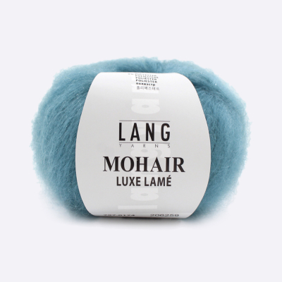 Пряжа Lang Mohair Luxe Lame (797.0174, Петрольная мята)