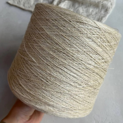 Бобина Lino MIX (100% лен), 650-860 м. (320101, Меренга)