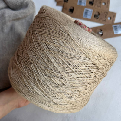 Бобина хлопок Stock Luxe (100% хлопок) (89912, Овсяное масло, 350 м)