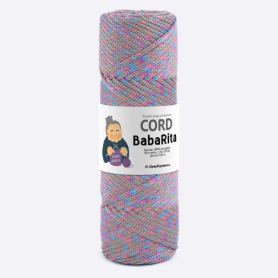 Пряжа полиэфирный шнур BabaRita Tweed  (Баба Рита твид) (Агат)
