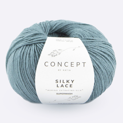 Пряжа Katia Silky Lace (185, Морской бриз)