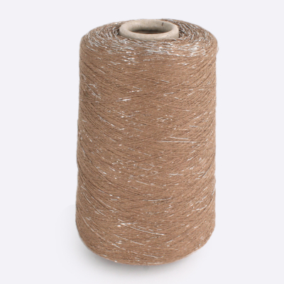 Бобина Shiny Shades (78% вискоза, 12% люрекс, 10% Па), 1600 м. (123, Ирис)